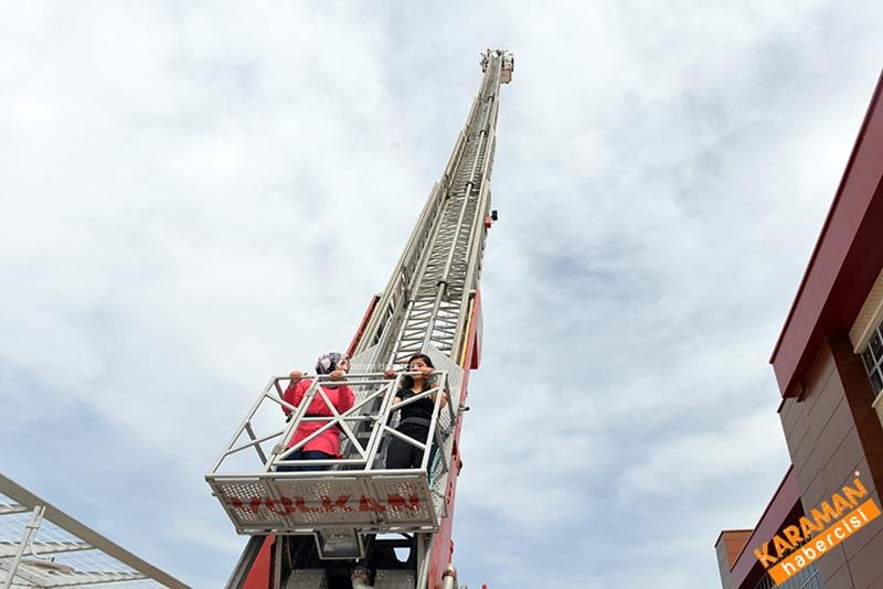 KMÜ Öğrenlerinden Yangın Tatbikatı 2