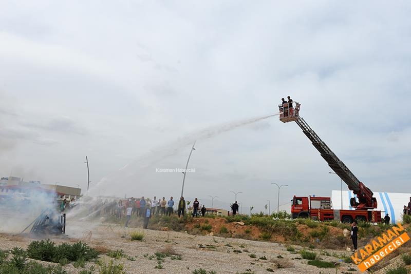 KMÜ Öğrenlerinden Yangın Tatbikatı 4