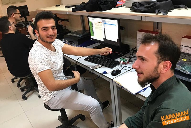 KMÜ Mühendislik Fakültesi Öğrencilerine Raspberry Pı Eğitimi 10