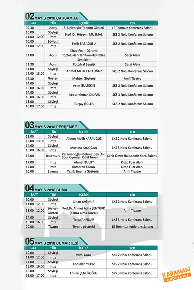 KMÜ 2. Kitap Fuarı Başlıyor 8