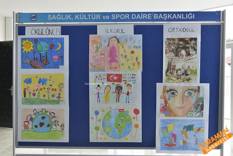 23 Nisan'da Çocuklar Duygularını Resimlere Yansıttı 28