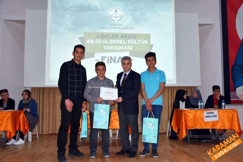 Liseler Arası Genel Kültür ve Bilgi Yarışmasının Finali Bitti 5