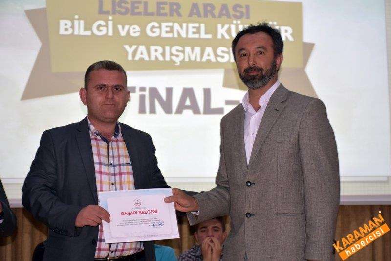 Liseler Arası Genel Kültür ve Bilgi Yarışmasının Finali Bitti 7