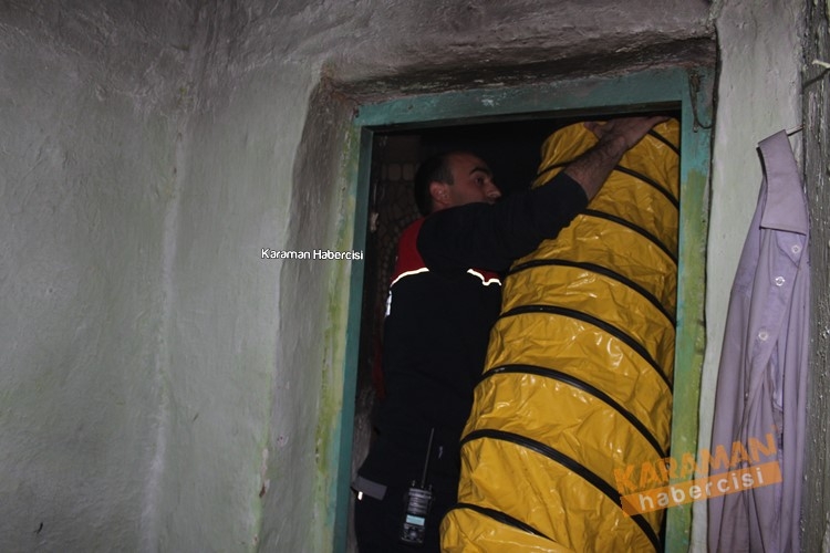 Karaman’da Ev Yangını 13