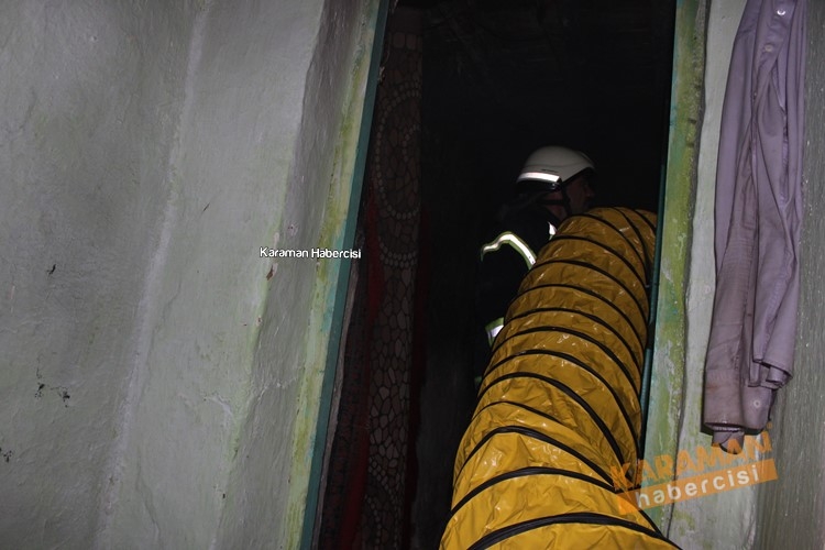 Karaman’da Ev Yangını 16