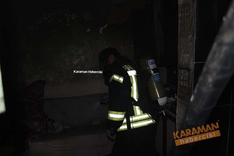 Karaman’da Ev Yangını 3