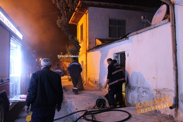 Karaman’da Ev Yangını 5