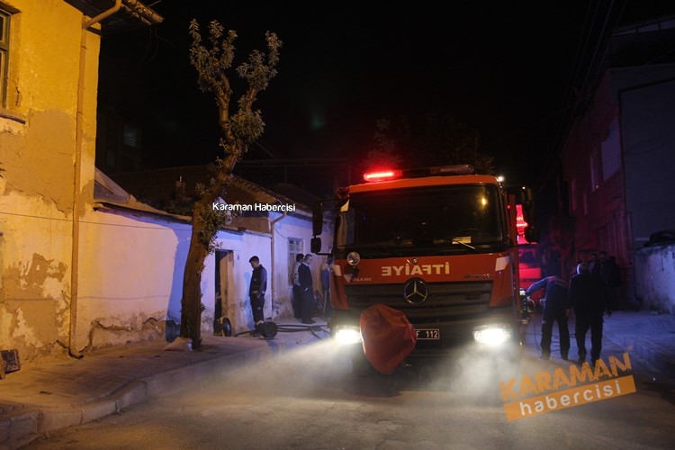 Karaman’da Ev Yangını 6