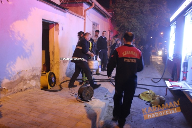 Karaman’da Ev Yangını 9
