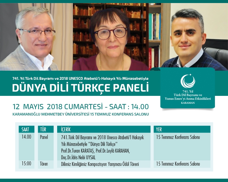 741. Karaman Türk Dil Bayramı ve Yunus Emre'yi Anma Etkinlikleri 11