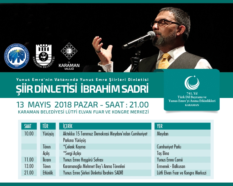 741. Karaman Türk Dil Bayramı ve Yunus Emre'yi Anma Etkinlikleri 12