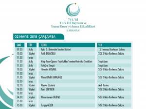 741. Karaman Türk Dil Bayramı ve Yunus Emre'yi Anma Etkinlikleri