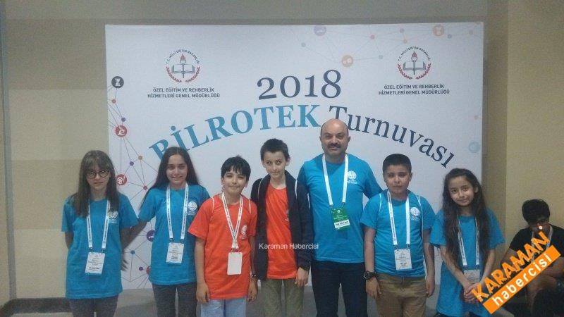 Karaman BİLSEM, Bilim ve Sanat Festivalinde 5