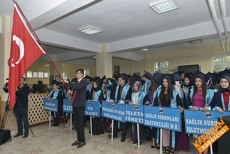Ermenek Meslek Yüksekokulunda Mezuniyet Coşkusu 13