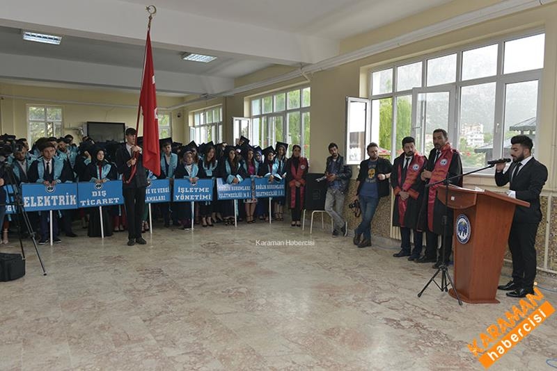 Ermenek Meslek Yüksekokulunda Mezuniyet Coşkusu 17