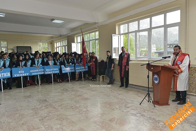 Ermenek Meslek Yüksekokulunda Mezuniyet Coşkusu 19