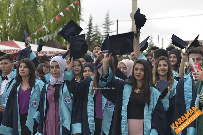 Ermenek Meslek Yüksekokulunda Mezuniyet Coşkusu 41