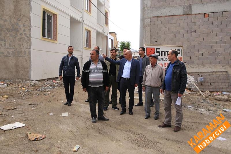 Başkan Çalışkan Abbas Mahallesi'nde İncelemede Bulundu 4