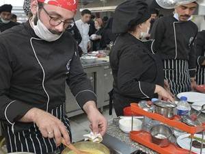 Aşçılık Öğrencileri Final Sınavında Hünerlerini Sergilediler