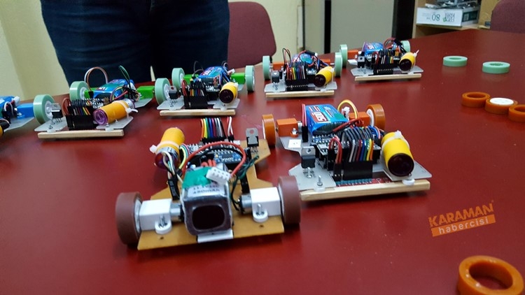Robot yarışmasında Karaman’a 2 dalda ödül 4