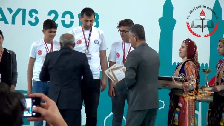 Robot yarışmasında Karaman’a 2 dalda ödül 7