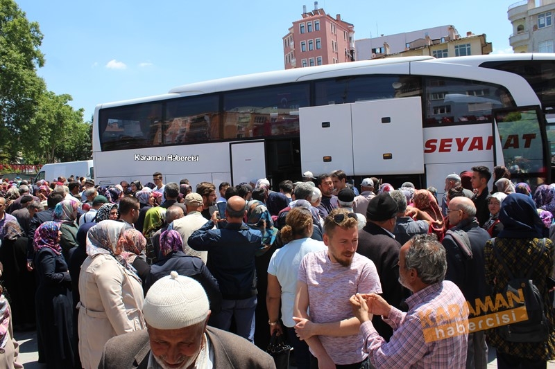 Karaman'da Ramazan Umrecileri Uğurlandı 11