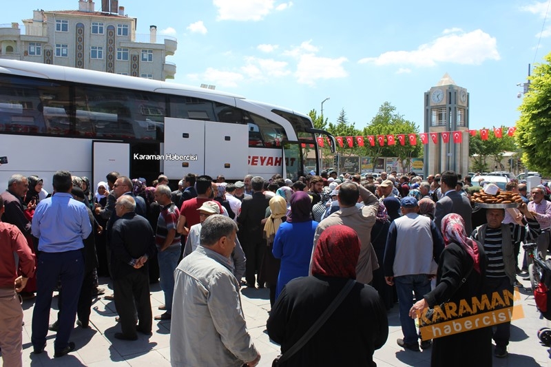 Karaman'da Ramazan Umrecileri Uğurlandı 13