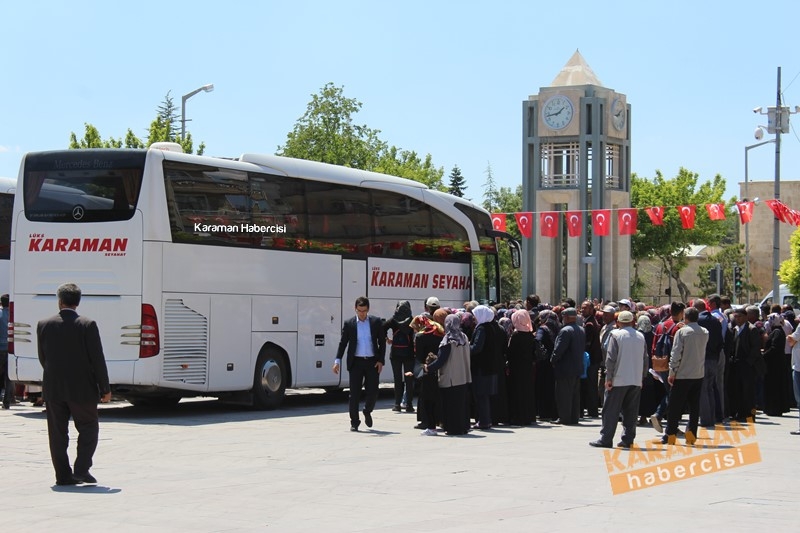 Karaman'da Ramazan Umrecileri Uğurlandı 16