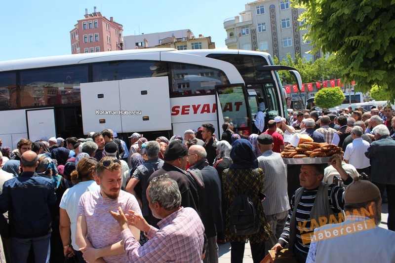 Karaman'da Ramazan Umrecileri Uğurlandı 17