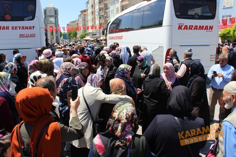 Karaman'da Ramazan Umrecileri Uğurlandı 22