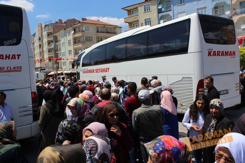Karaman'da Ramazan Umrecileri Uğurlandı 23