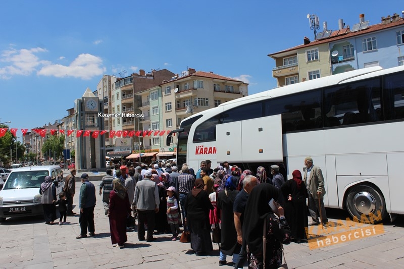 Karaman'da Ramazan Umrecileri Uğurlandı 26