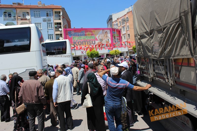 Karaman'da Ramazan Umrecileri Uğurlandı 3