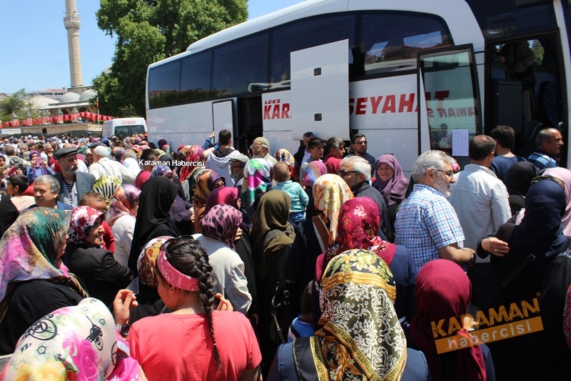Karaman'da Ramazan Umrecileri Uğurlandı 4