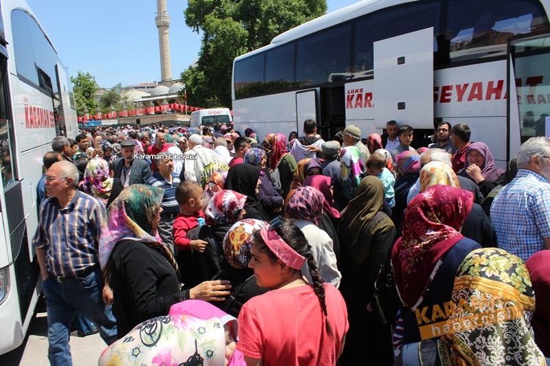 Karaman'da Ramazan Umrecileri Uğurlandı 6