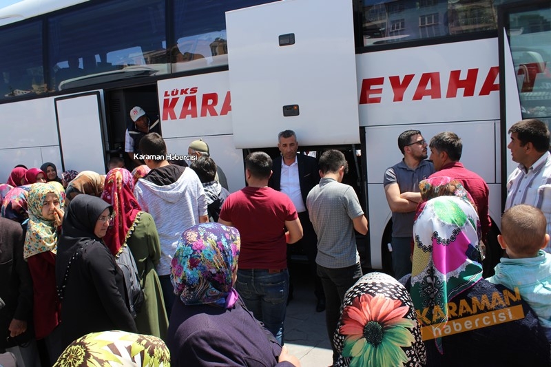 Karaman'da Ramazan Umrecileri Uğurlandı 8