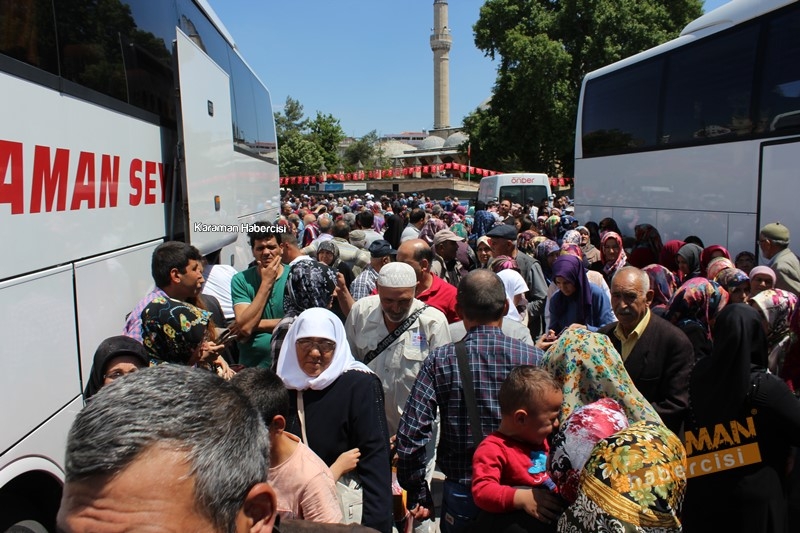 Karaman'da Ramazan Umrecileri Uğurlandı 9