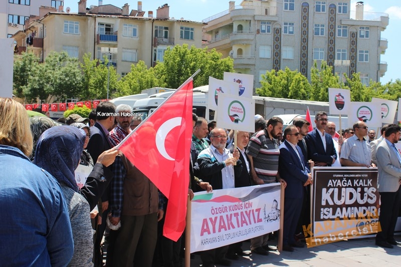 Karaman Kudüs ve Filistin İçin Meydandaydı 10