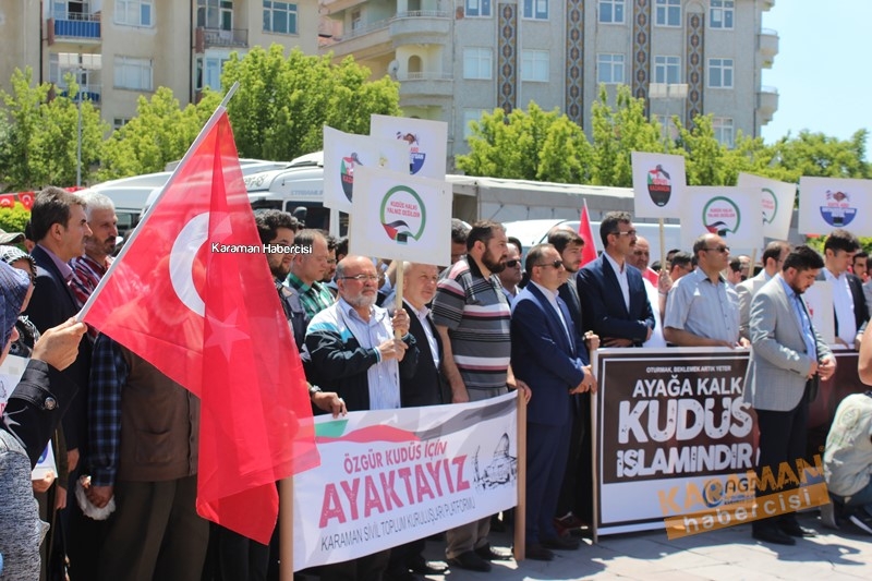 Karaman Kudüs ve Filistin İçin Meydandaydı 11