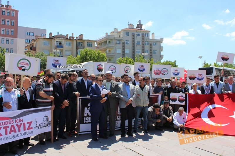 Karaman Kudüs ve Filistin İçin Meydandaydı 18