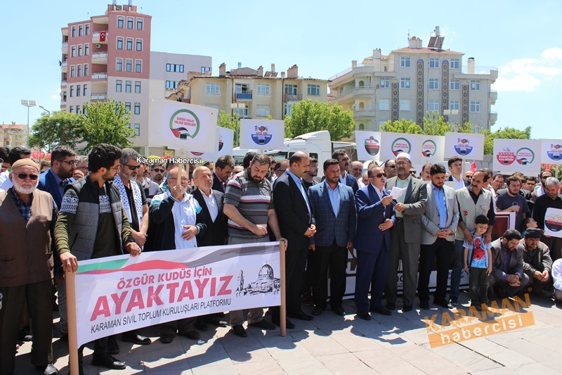 Karaman Kudüs ve Filistin İçin Meydandaydı 19
