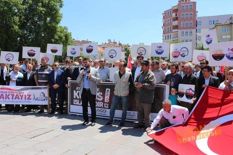 Karaman Kudüs ve Filistin İçin Meydandaydı 4