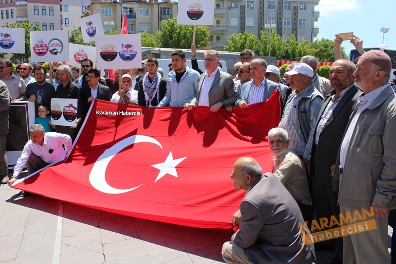 Karaman Kudüs ve Filistin İçin Meydandaydı 5