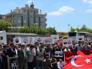 Karaman Kudüs ve Filistin İçin Meydandaydı