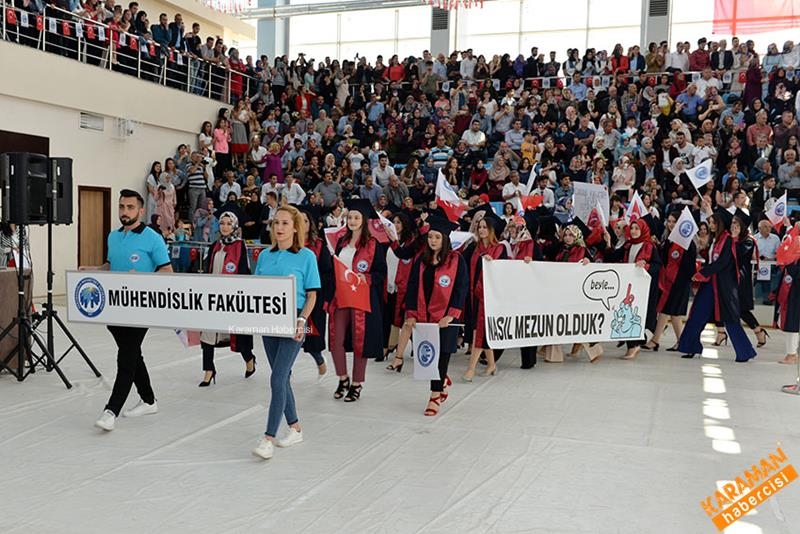 KMÜ Fakülteleri Mezuniyet Coşkusunu Yaşadı 11