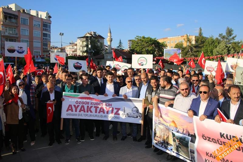 Başkan Çalışkan Vatandaşlarla Birlikte Kudüs İçin Yürüdü 8