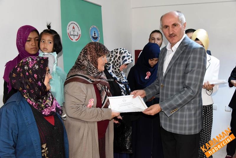 Okuryazarlık Sertifikalarını Vali Meral ve Eşi Zehra Meral’den Aldılar 18