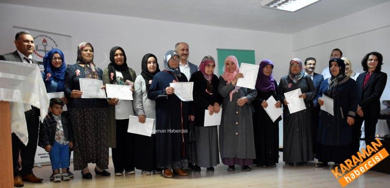Başarılı Kadınların Okuma Yazma Sertifikaları Verildi 11