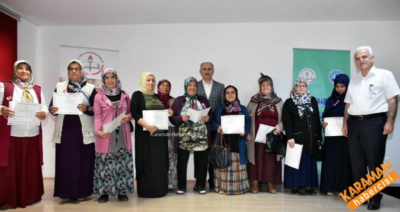 Başarılı Kadınların Okuma Yazma Sertifikaları Verildi 15