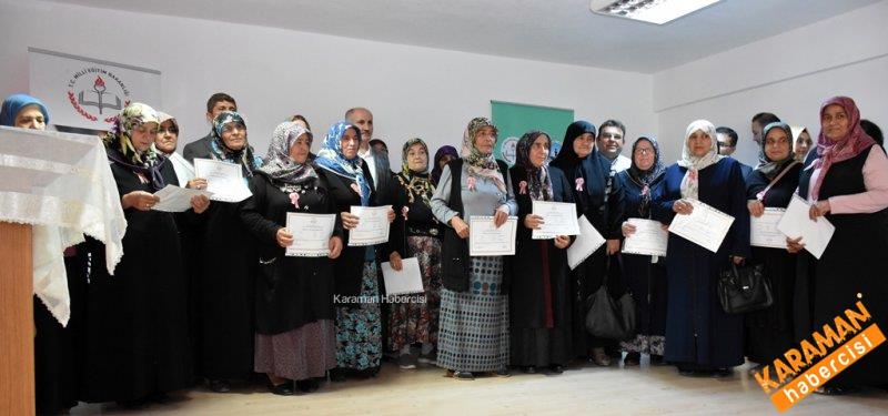 Başarılı Kadınların Okuma Yazma Sertifikaları Verildi 16